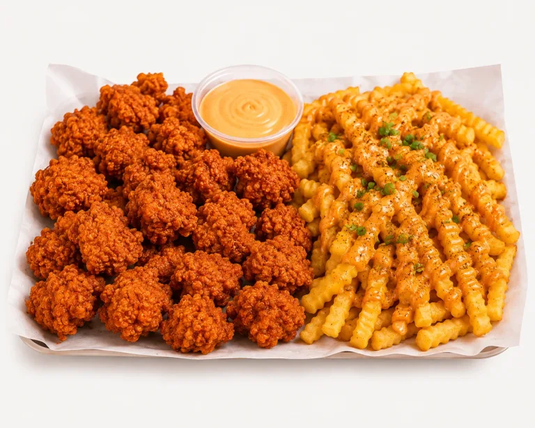 daves hot chicken tenders fries Saucy Bites w/ Fries