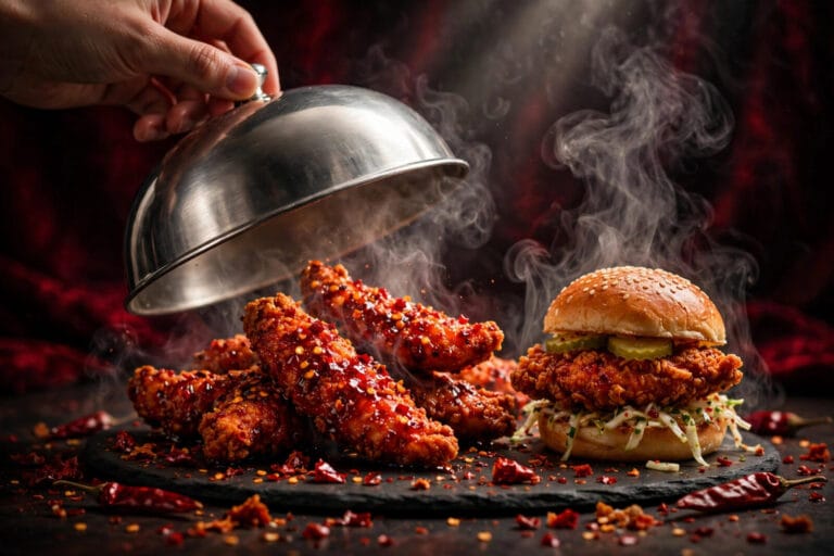 Dave's Hot Chicken secret menu reveal with spicy tenders and slider