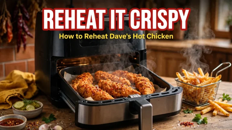 how to reheat daves hot chicken featured How to reheat Dave's Hot Chicken in an air fryer so the tenders stay crispy